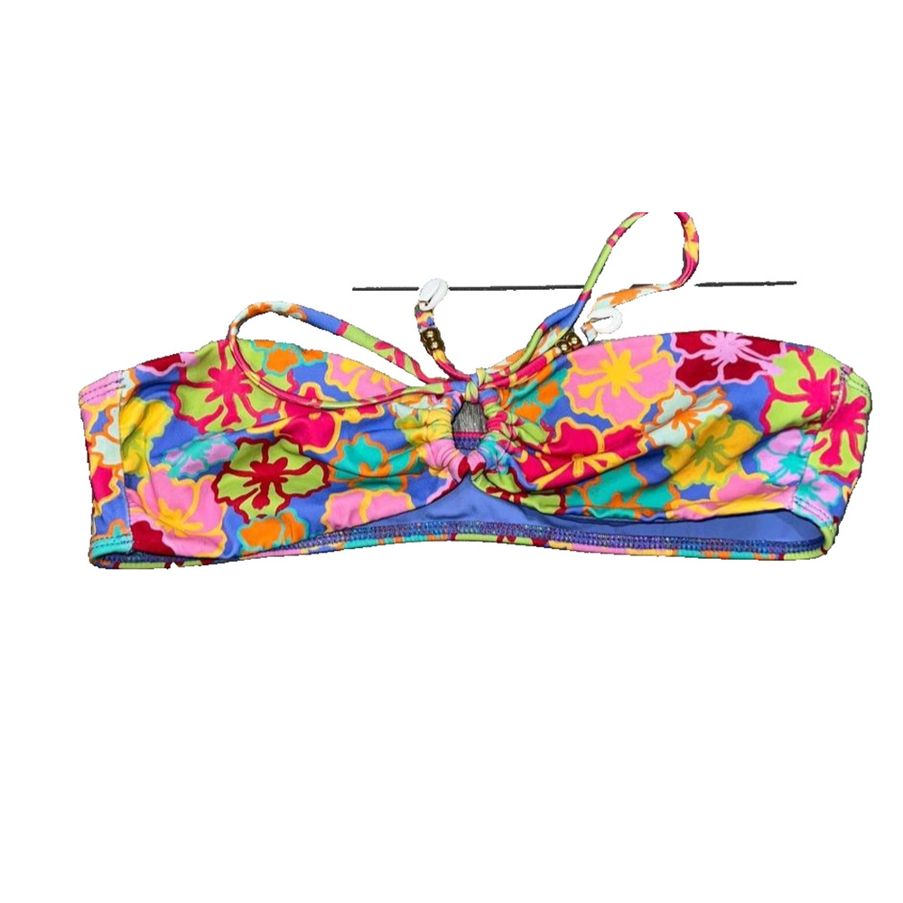 Kendall + Kylie Women Washed Bikini Top Milticiolor Small A004355